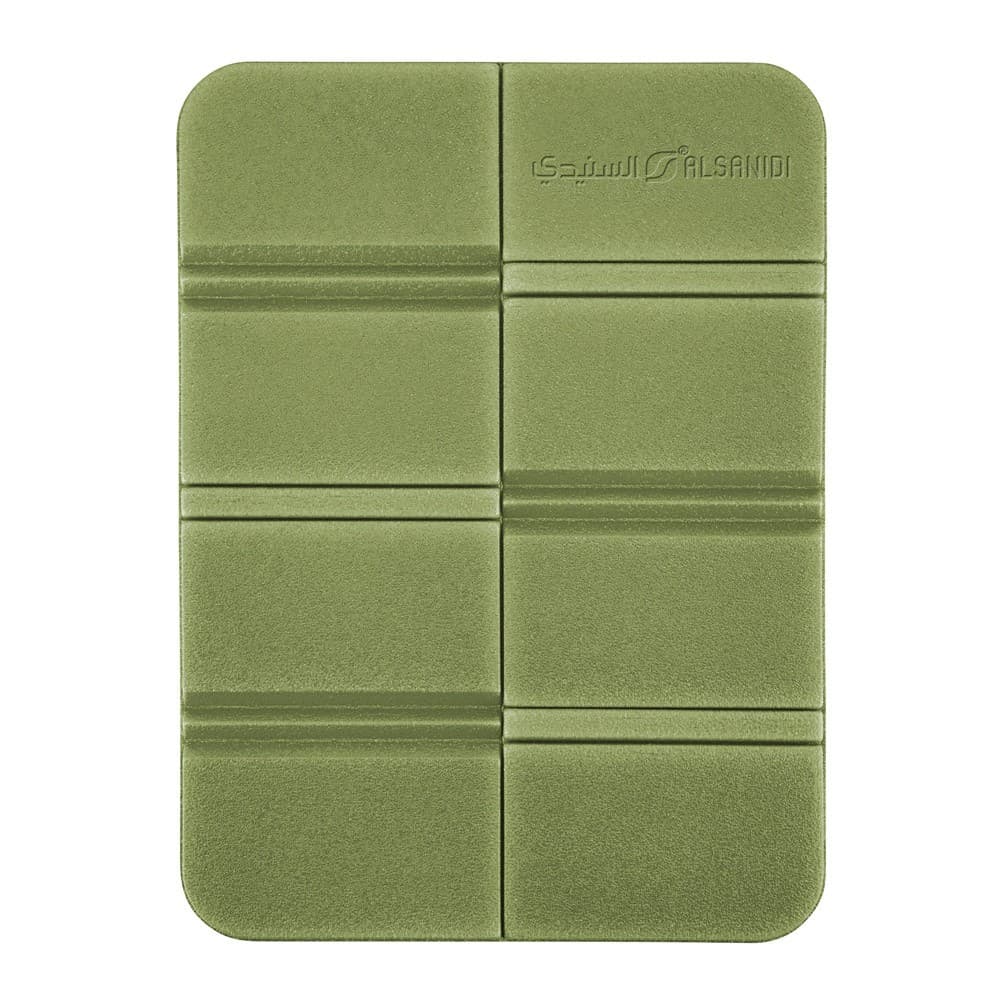 ALSANIDI, Foldable Flex Mat, Exercise Mat, Green, Size 27*37.5*0.7 Cm