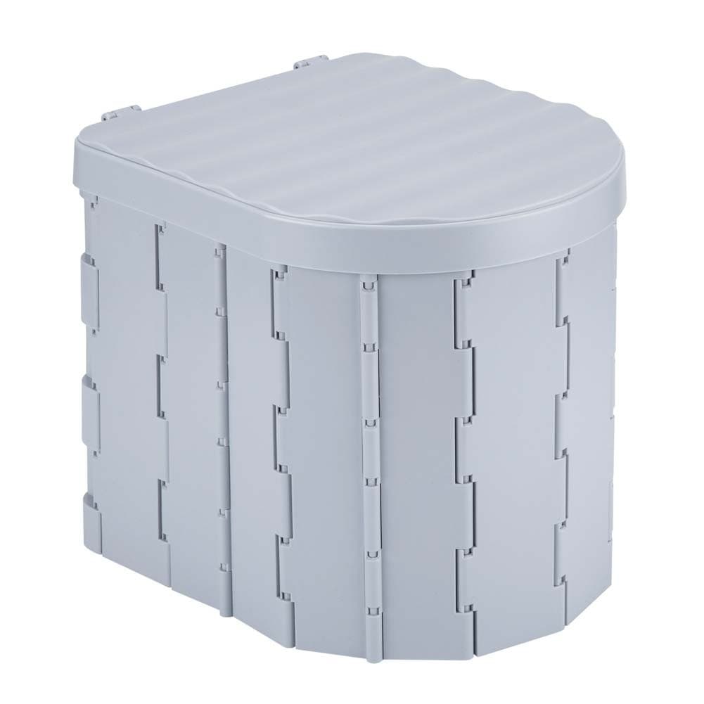DPT, Portable Toilet Chair, Portable Toilet, Gray, Size 28*33*30 Cm