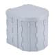 DPT, Portable Toilet Chair, Portable Toilet, Gray, Size 28*33*30 Cm