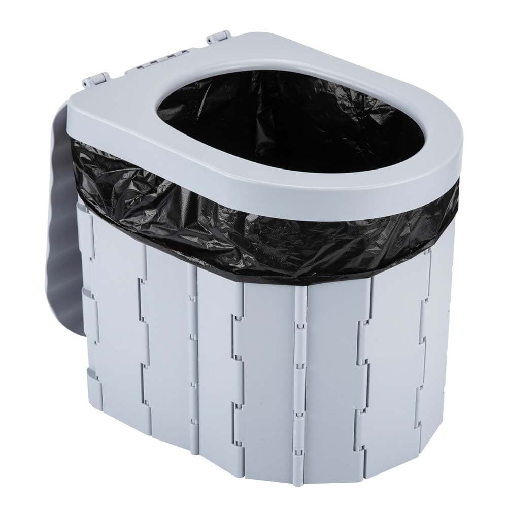 DPT, Portable Toilet Chair, Portable Toilet, Gray, Size 28*33*30 Cm