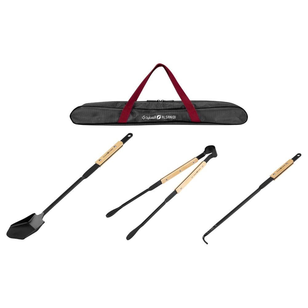 ALSANIDI, Barbecue kit set, Black, Size56.5*10*6.5Cm