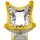 ALSANIDI, Traditional Incense Burner, Silver*Yellow, Size12*12*24Cm