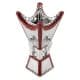ALSANIDI, Traditional Incense Burner, Red*Silver, Size14*14*29Cm