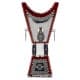 ALSANIDI, Traditional Incense Burner, Red*Silver, Size14*14*29Cm