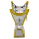 ALSANIDI, Traditional Incense Burner, Silver*Yellow, Size14*14*29Cm