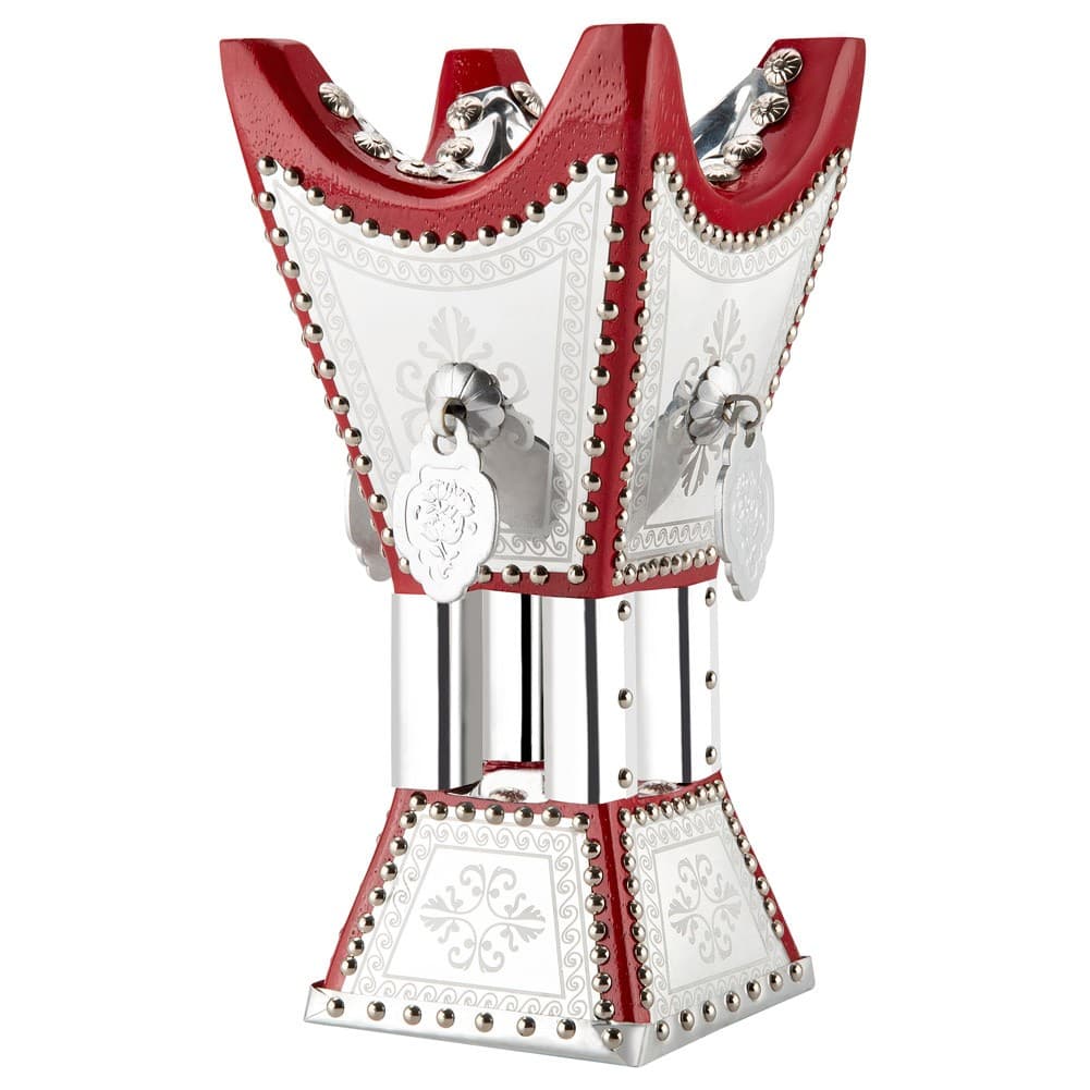 ALSANIDI, Incense Tools Set, Heritage Incense, Red*Silver, Size40*20*6.5Cm