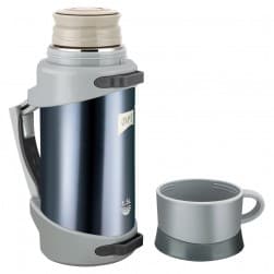 DPT, Hot and cold Stainless steel Thermos for tea and coffee, Tea and coffee Thermos for trips, Blue Dark, capacity 1.5 L