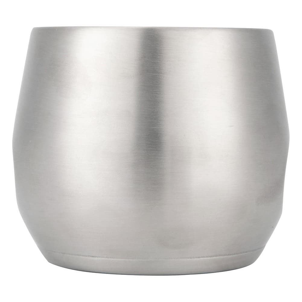 ALSANIDI, Stainless steel tea and coffee mug, Coffee cup for trips and travel, Silver, capacity 200 ml