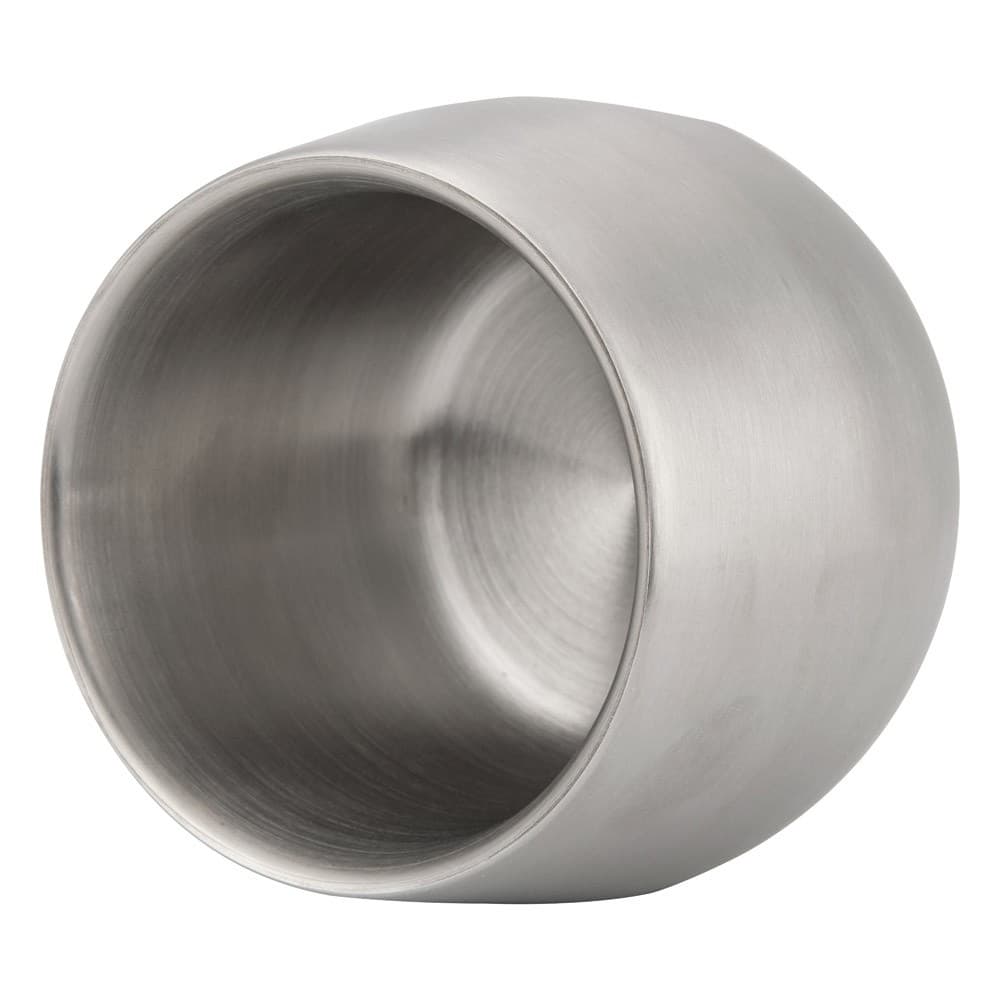 ALSANIDI, Stainless steel tea and coffee mug, Coffee cup for trips and travel, Silver, capacity 200 ml