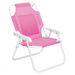 DPT, Foldable Camping Chair for Kids, Baby chair, Pink, Size51*37.5*35Cm