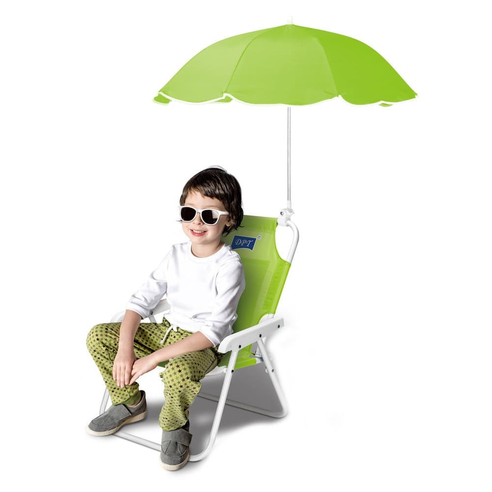 DPT, Foldable Camping Chair for Kids, Baby chair, Green, Size51*37.5*35Cm