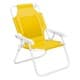 DPT, Foldable Camping Chair for Kids, Baby chair, Yellow, Size51*37.5*35Cm
