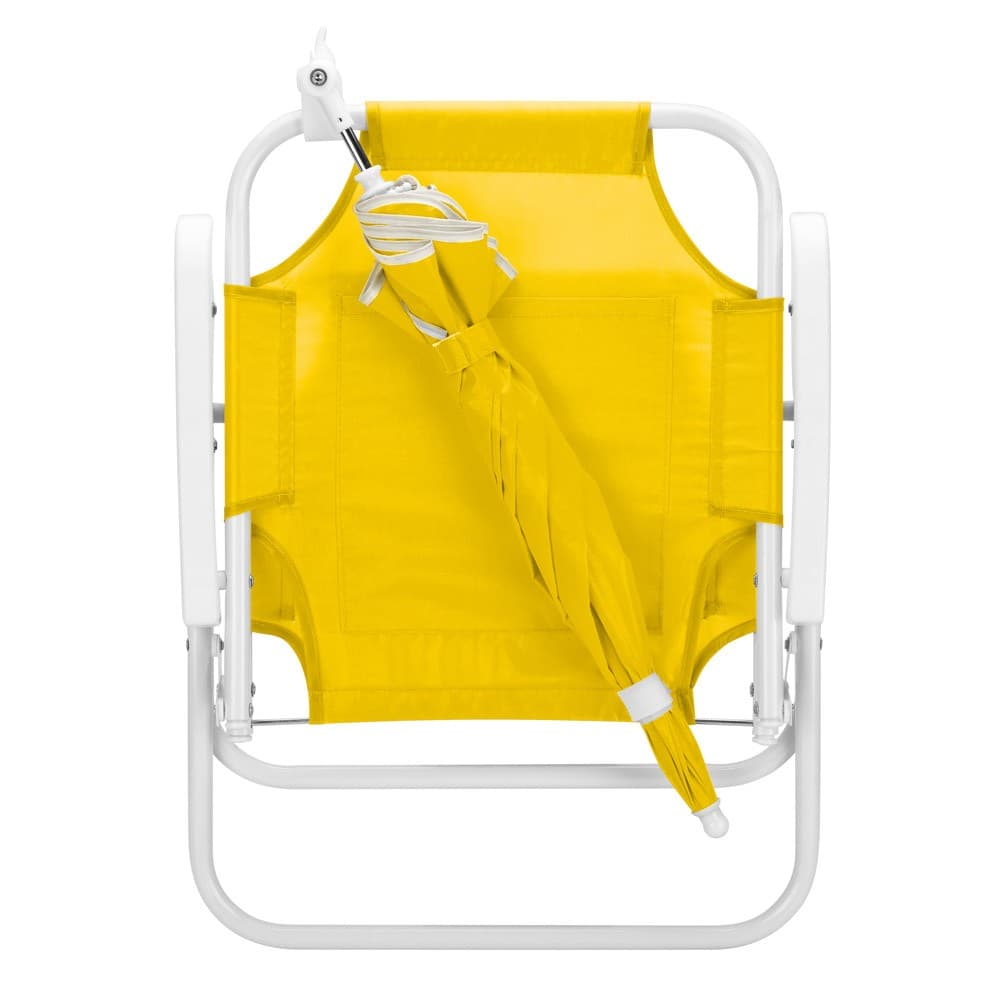 DPT, Foldable Camping Chair for Kids, Baby chair, Yellow, Size51*37.5*35Cm