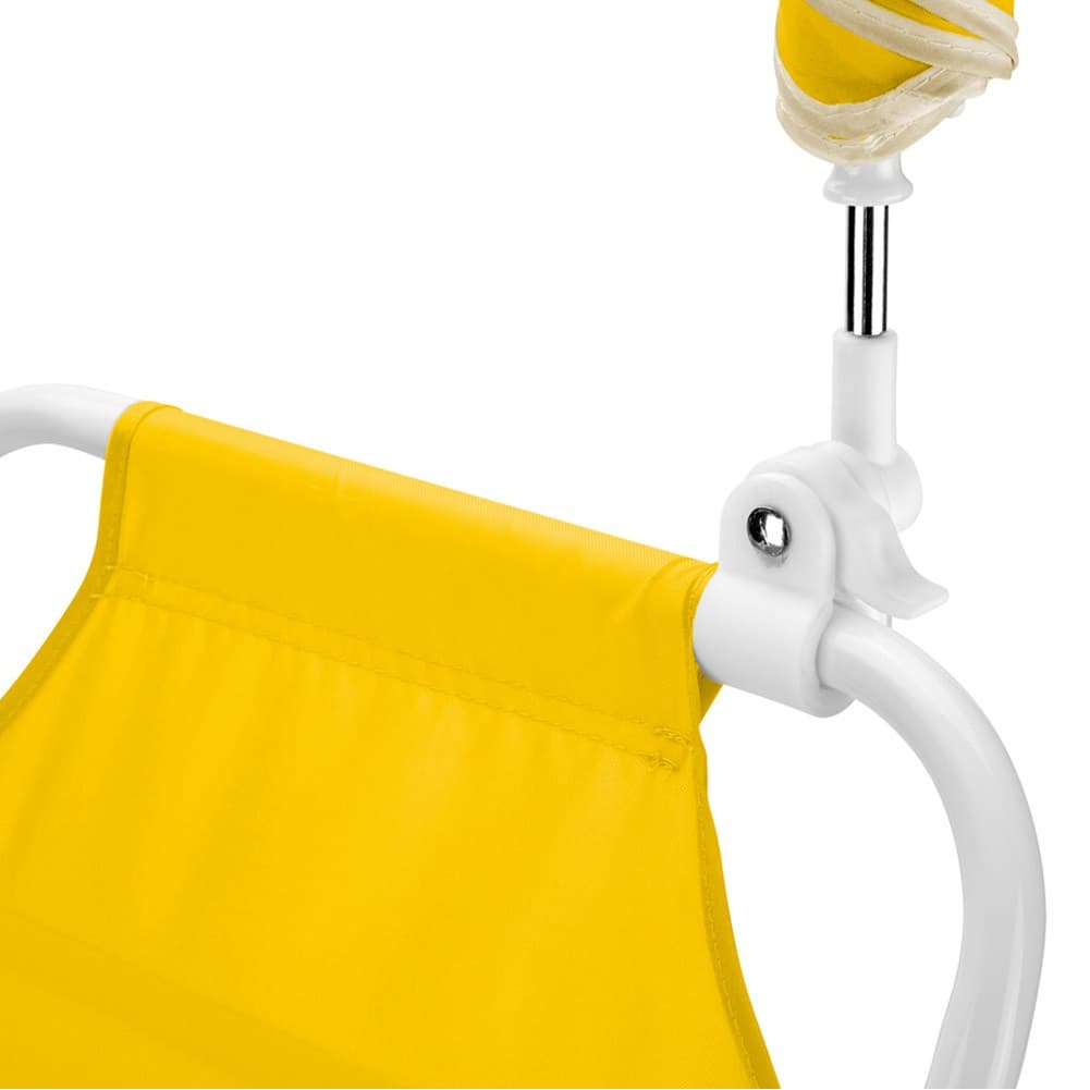 DPT, Foldable Camping Chair for Kids, Baby chair, Yellow, Size51*37.5*35Cm