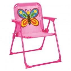 DPT, Foldable Camping Chair for Kids, Baby chair, Pink, Size50*38.5*37Cm
