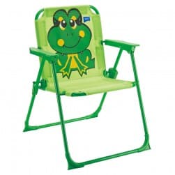 DPT, Foldable Camping Chair for Kids, Baby chair, Green, Size50*38.5*37Cm