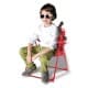 DPT, Foldable Camping Chair for Kids, Baby chair, Red, Size50*38.5*37Cm