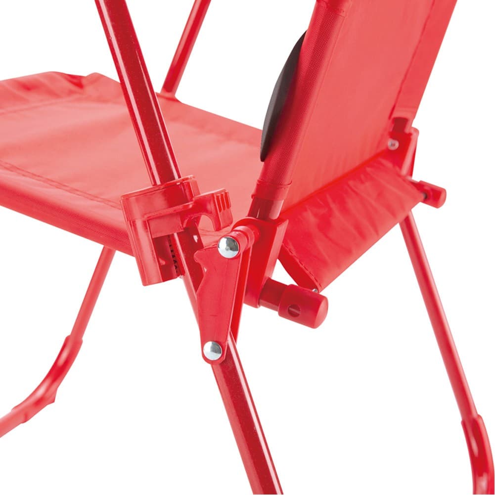 DPT, Foldable Camping Chair for Kids, Baby chair, Red, Size50*38.5*37Cm