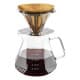 DPT, Served drip coffee pot, Server, Transparent , capacity 600 ml Size 15*8*12 Cm