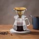 DPT, Served drip coffee pot, Server, Transparent , capacity 600 ml Size 15*8*12 Cm