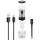 DPT, electric coffee grinder, Small Coffee grinder for trips, Silver, capacity 180 ml Size 8*8*22.5 Cm