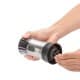 DPT, electric coffee grinder, Small Coffee grinder for trips, Silver, capacity 180 ml Size 8*8*22.5 Cm