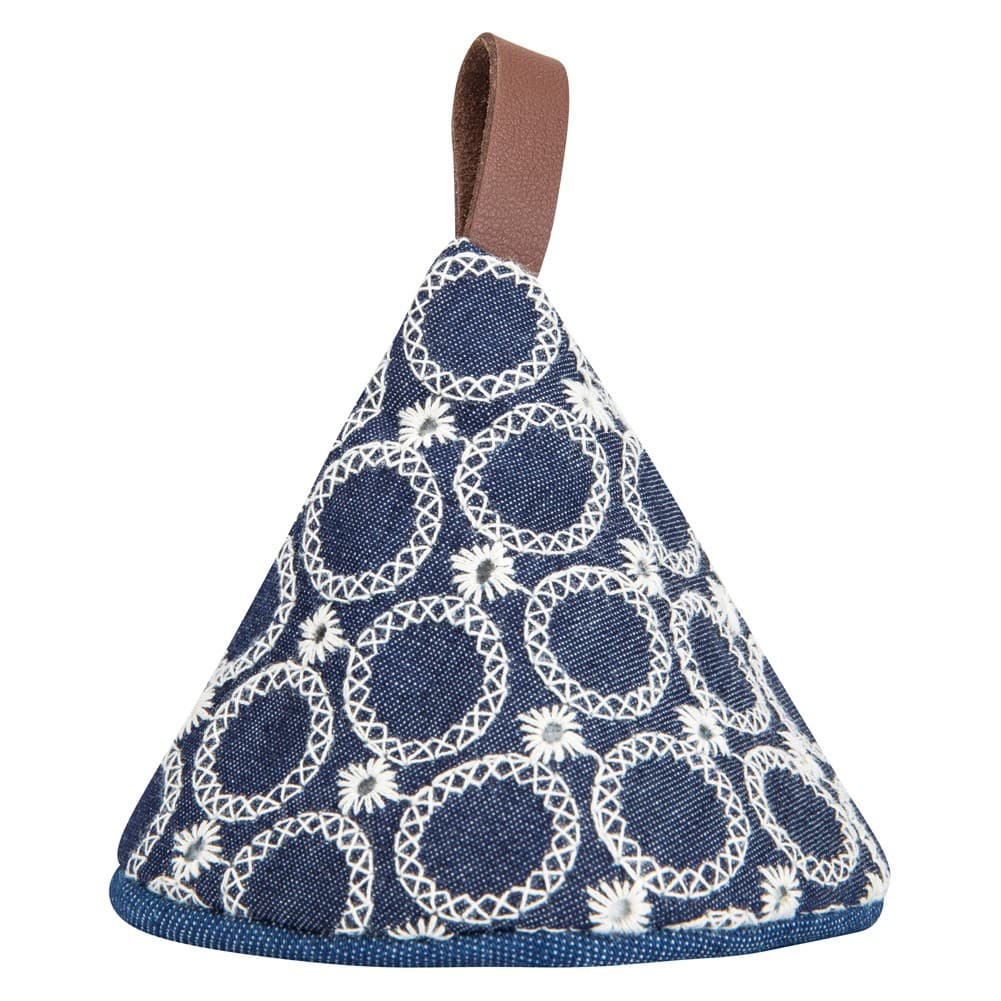 ALSANIDI, Hot pot holder, Blue Dark, Size 9*10Cm