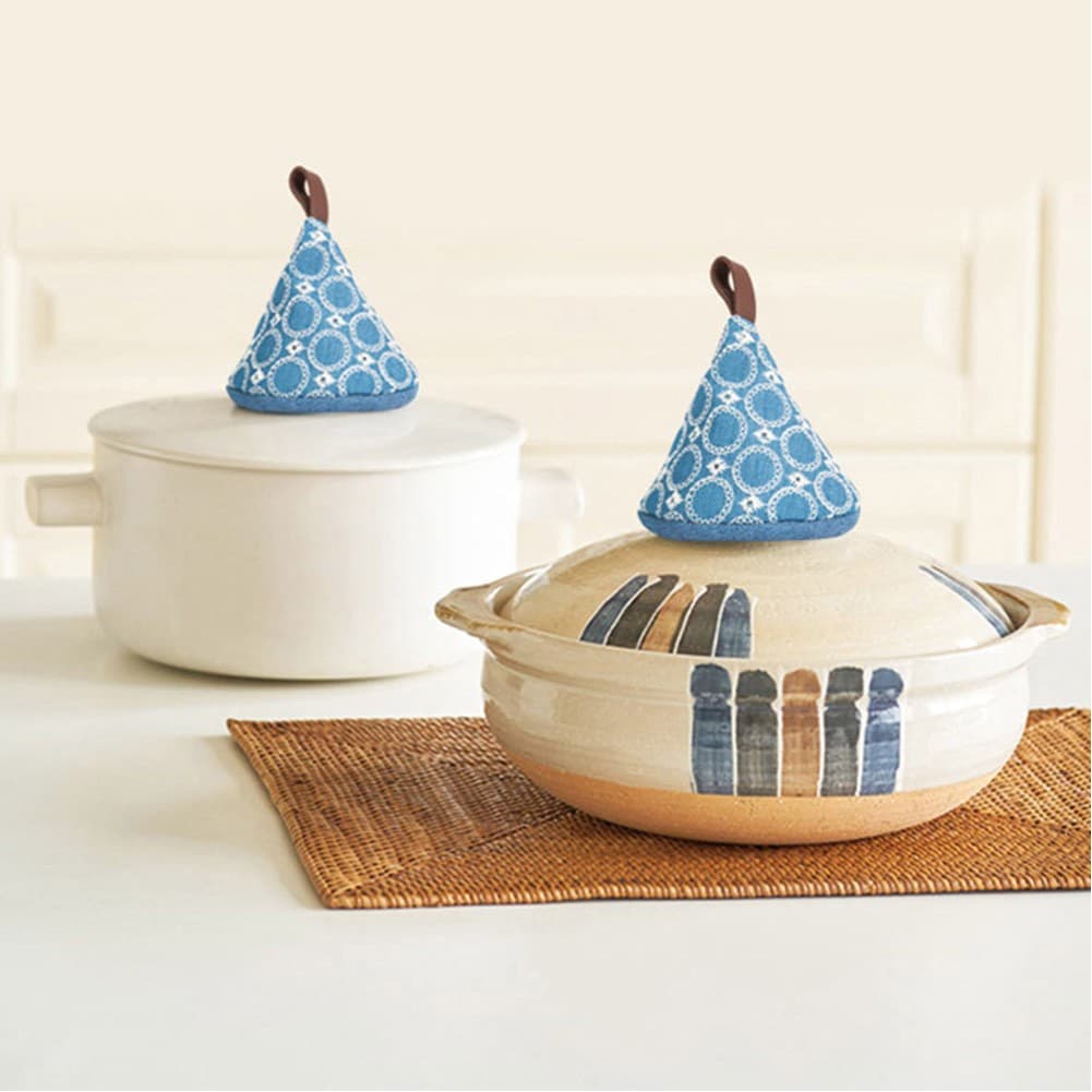 ALSANIDI, Hot pot holder, Blue Light, Size 9*10Cm