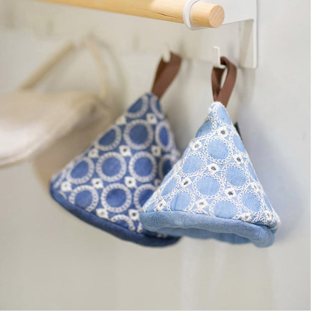 ALSANIDI, Hot pot holder, Blue Light, Size 9*10Cm