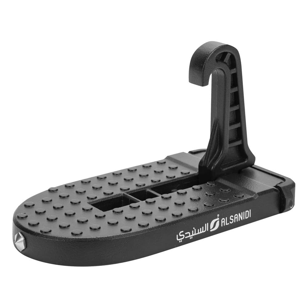 ALSANIDI, ِِِِAluminum Car Door Pedal, Black, Size160*80*30Cm