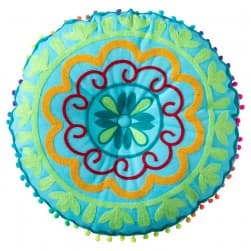 ALSANIDI, Comfortable multi-use Ground cushion, Turquoise, Size 45*45*10 Cm