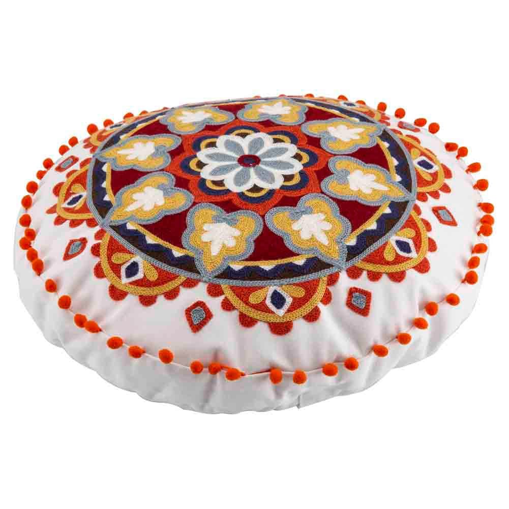 ALSANIDI, Comfortable multi-use Ground cushion, White, Size 45*45*10 Cm