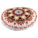 ALSANIDI, Comfortable multi-use Ground cushion, White, Size 45*45*10 Cm