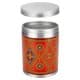 ALSANIDI, Najdi engraving aluminum spice box, Tea, coffee and sugar storage for trips, Silver, capacity 2000 ml