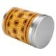 ALSANIDI, Najdi engraving aluminum spice box, Tea, coffee and sugar storage for trips, Silver, capacity 2000 ml