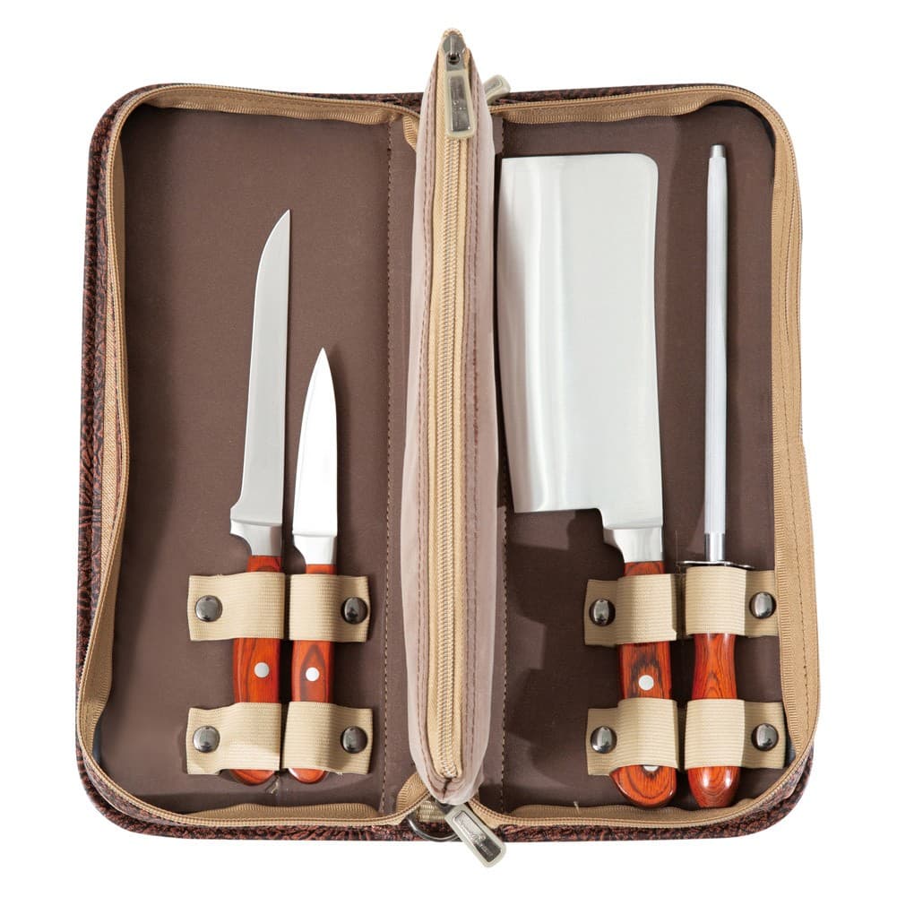 ALSANIDI, Canvas knife bag, Butcher bag, Woody, Size 36*16*7Cm