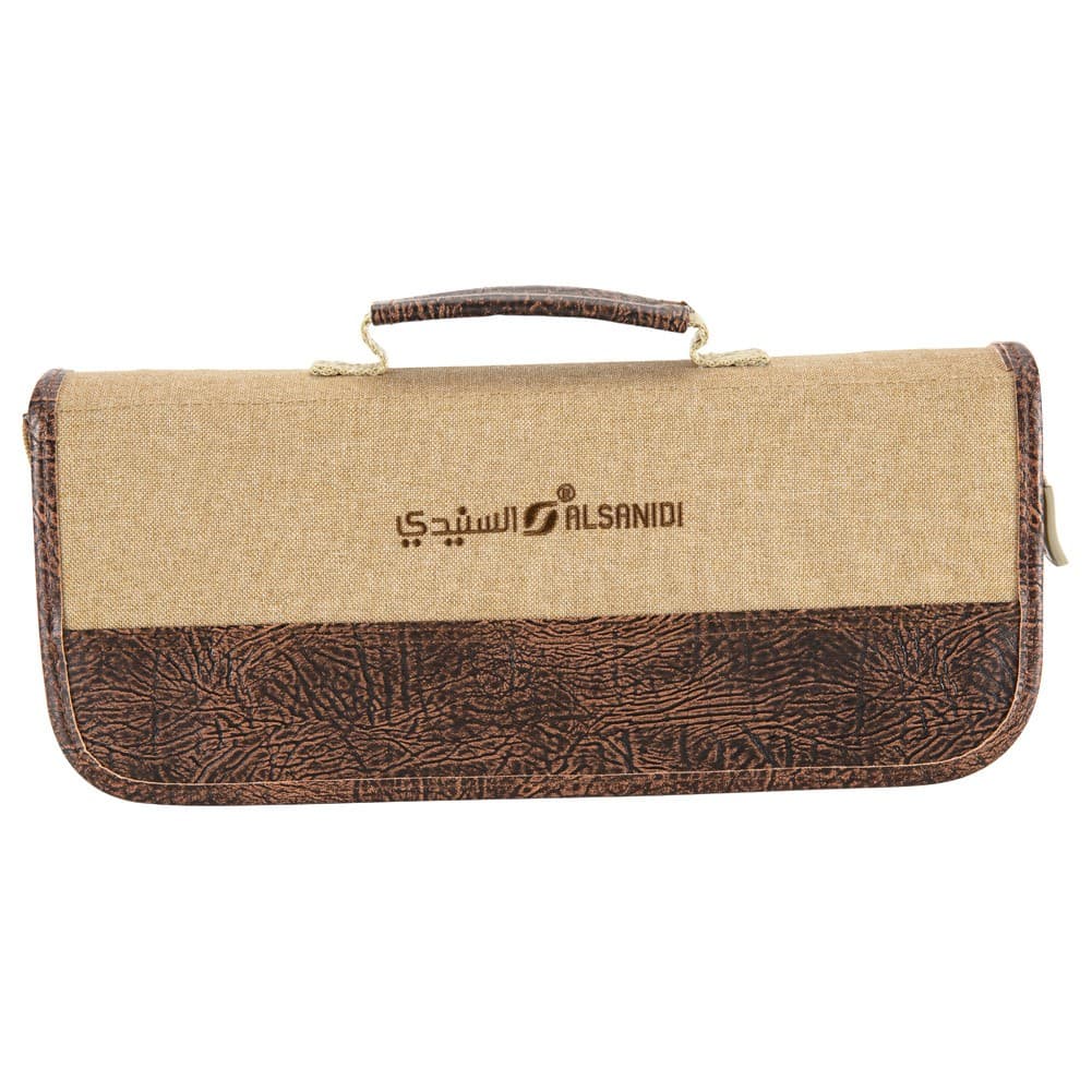 ALSANIDI, Canvas knife bag, Butcher bag, Woody, Size 36*16*7Cm