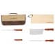 ALSANIDI, Canvas knife bag, Butcher bag, Woody, Size 36*16*7Cm
