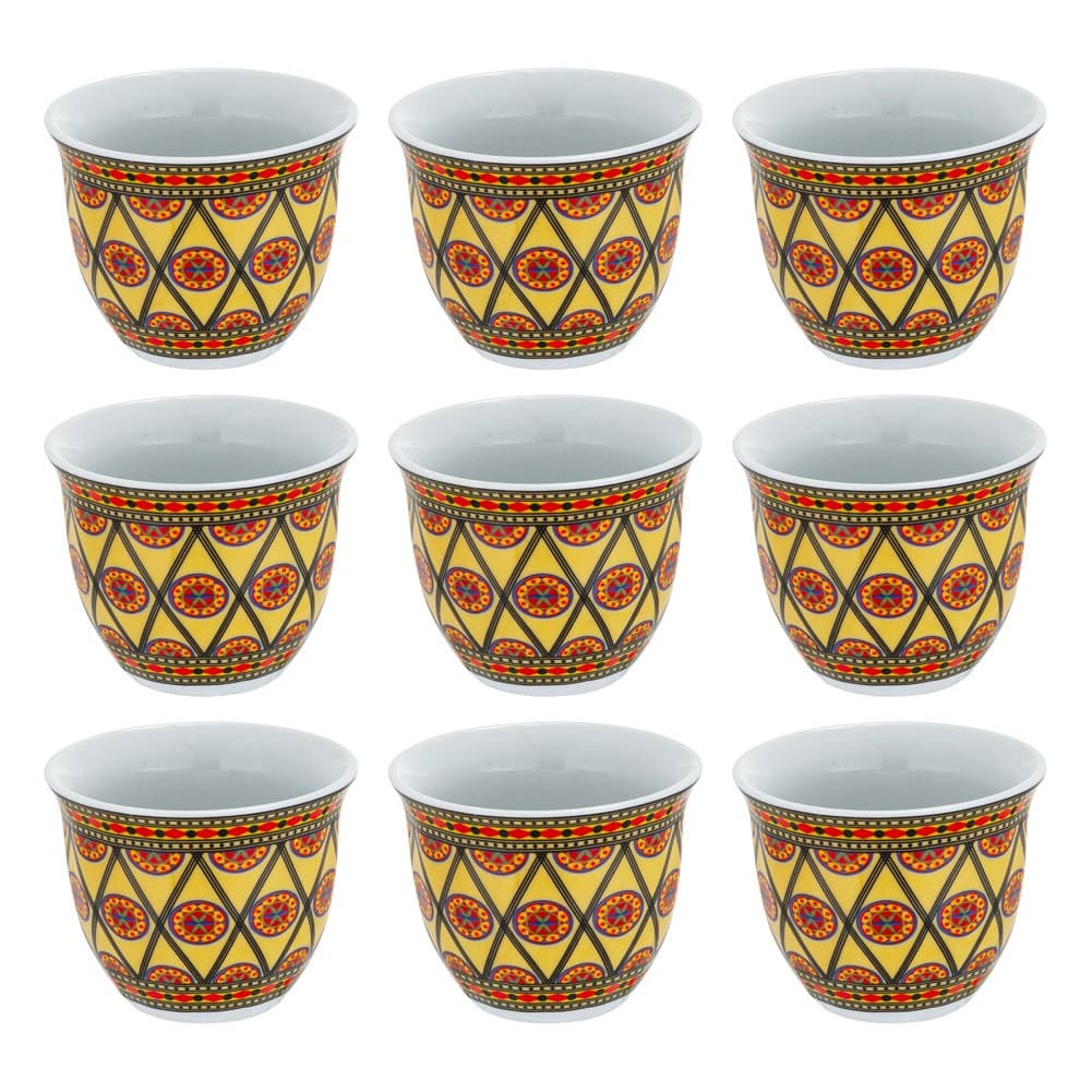 ALSANIDI, Najdi engraving Completed anti-shock Mugs bag, Coffee mugs bag, Woody, Size 24.7*7.8*7.3Cm