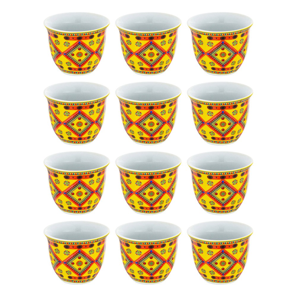 ALSANIDI, Najdi engraving Completed anti-shock Mugs bag, Coffee mugs bag, Woody, Size 15*19.3*7.3Cm