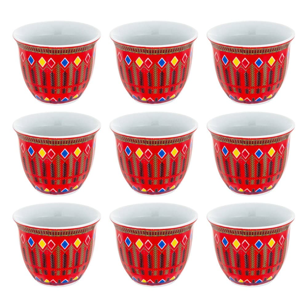 ALSANIDI, Al-Asiri engraving Completed anti-shock Mugs bag, Coffee mugs bag, Woody, Size 32.4*8.6*7.9Cm