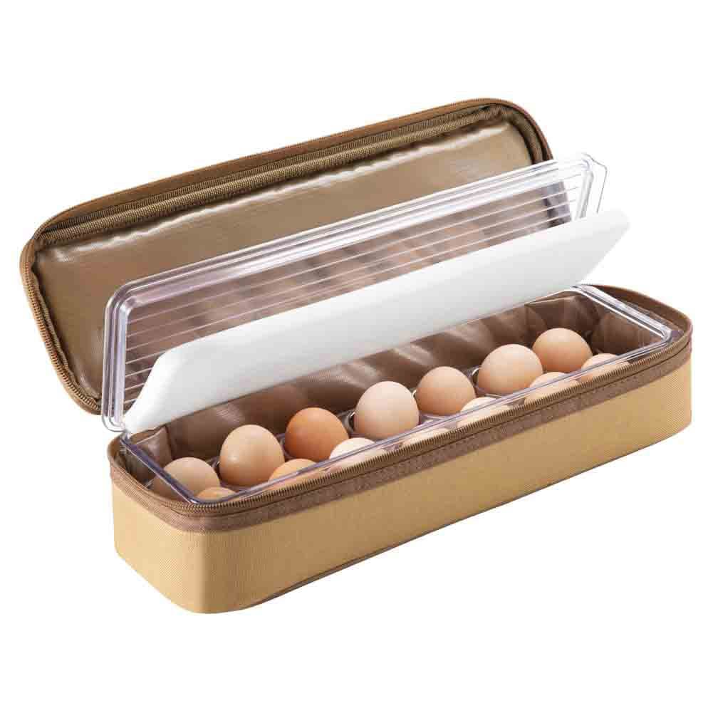 ALSANIDI, Egg storage, Kaki, Size 39.5*9.5*13 Cm