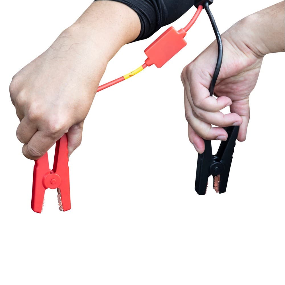 DPT, Emergency Battery Plug Connector, emergency battery plug connector, Red*Black, capacity 200 Ampere