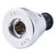 ALSANIDI, Aluminum Pressure Cooker Whistle, Presseur Cooker, Silver, Size 7*9 L