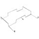 ALSANIDI, Trash Bag Holder
, Waste Bag Holder, Silver, Size32.3*25.5*4.5Cm