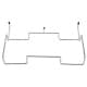 ALSANIDI, Trash Bag Holder
, Waste Bag Holder, Silver, Size32.3*25.5*4.5Cm