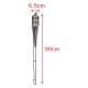 ALSANIDI, Bamboo Camp Lighting Torch, Bamboo wicker Lamp, Beige Light, Size 90 Cm