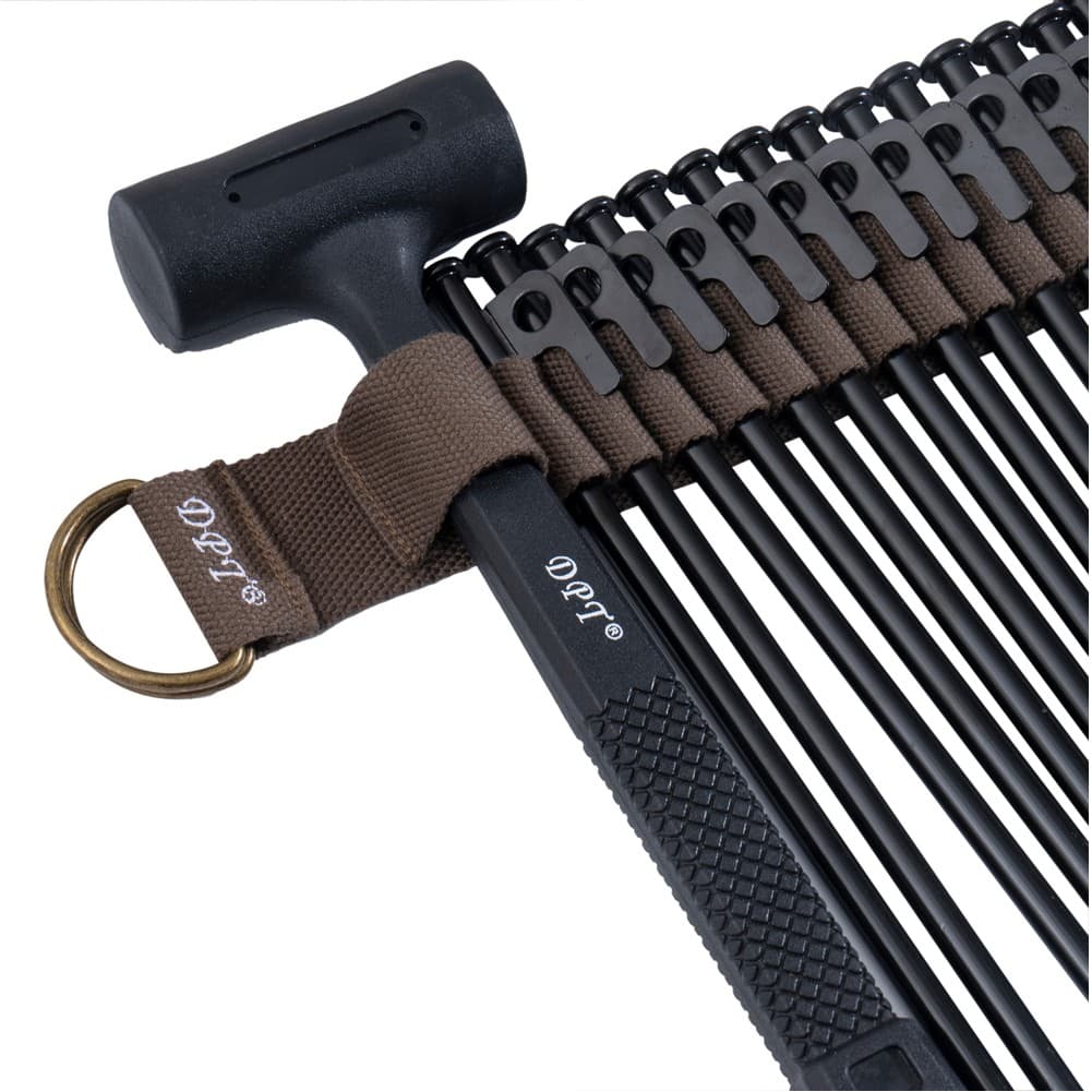 DPT, Tent Dowel set, Pegs, Black, Size 35*35*7 Cm