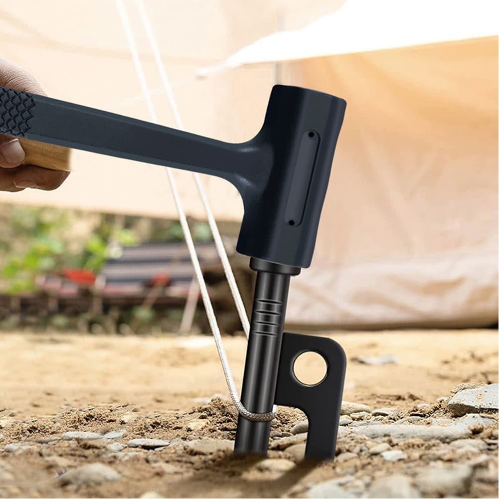 DPT, Tent Dowel set, Pegs, Black, Size 35*35*7 Cm