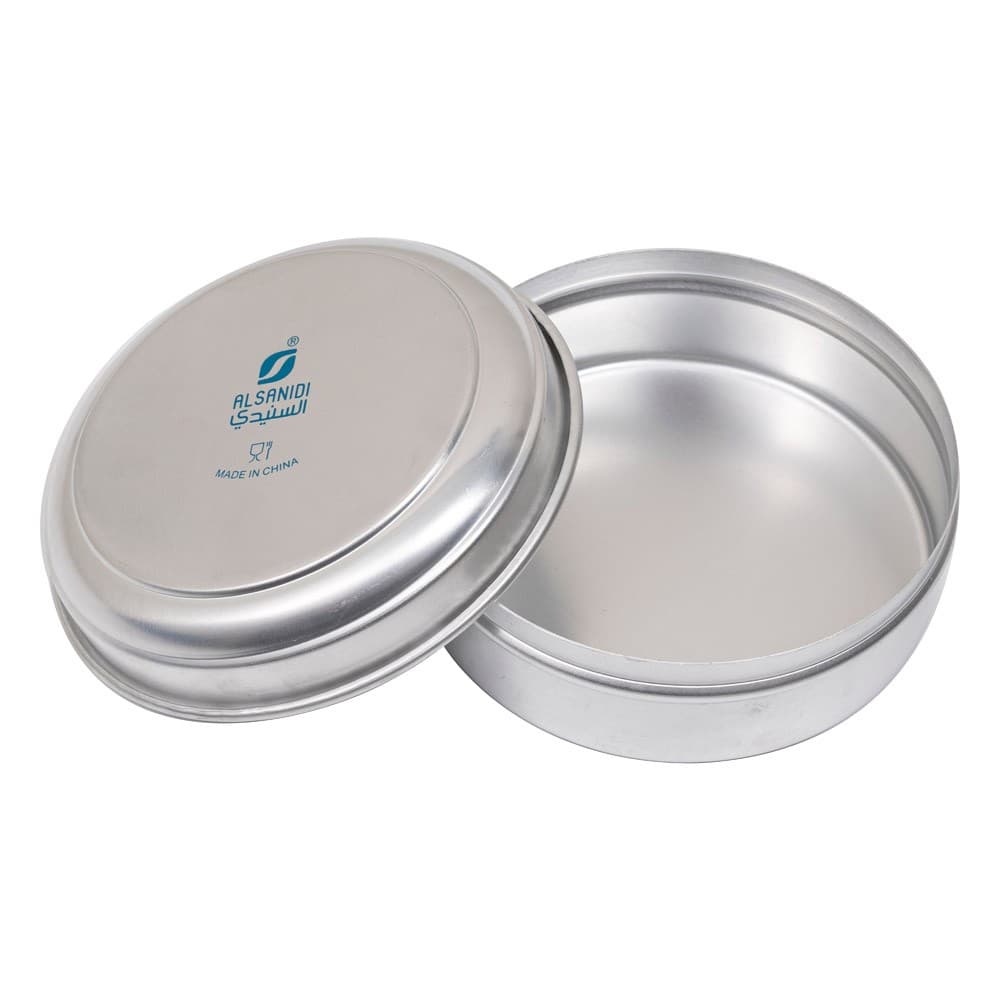 ALSANIDI, Aluminum dates storage with bag, Dates Storage, Oud, Size 18.5*8 Cm